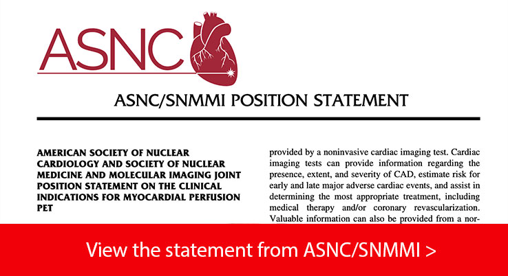 ASNC/SNMMI Joint Position Statement